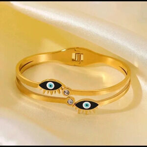 Evil Eye 🧿 Stainless Steel Bracelet Bangle